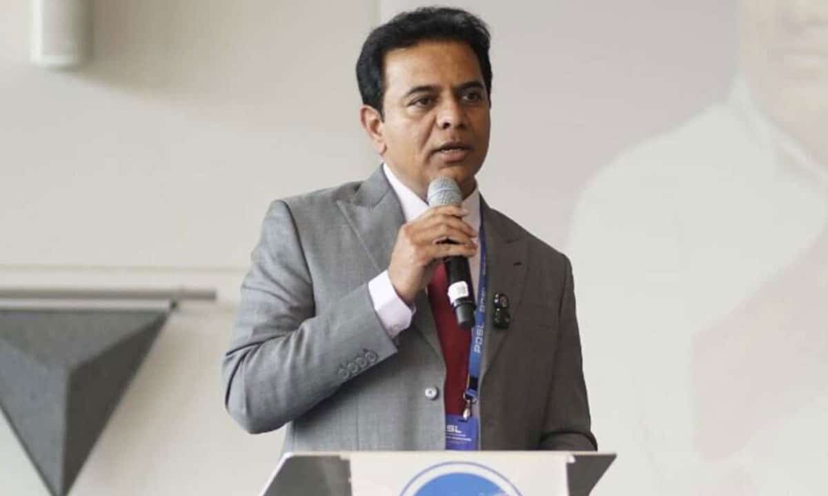 అవార్డు అందుకోలేక పోతున్నా కేటీఆర్ ఆవేద‌న
