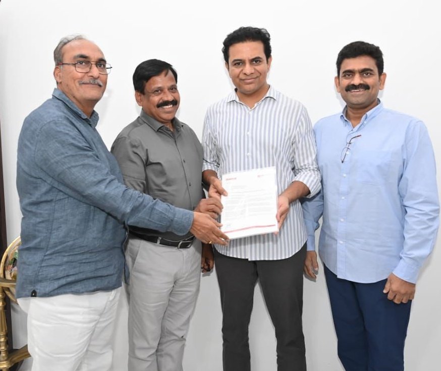 తాల్ హెల్త్ ఫెస్ట్ కోసం కేటీఆర్ కు ఆహ్వానం
