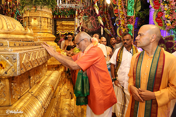 శ్రీవారిని దర్శించుకున్న ఉప రాష్ట్రపతి