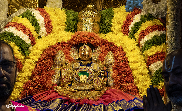 స్వ‌ర్ణ ర‌థంపై శ్రీ మహాలక్ష్మి కటాక్షం