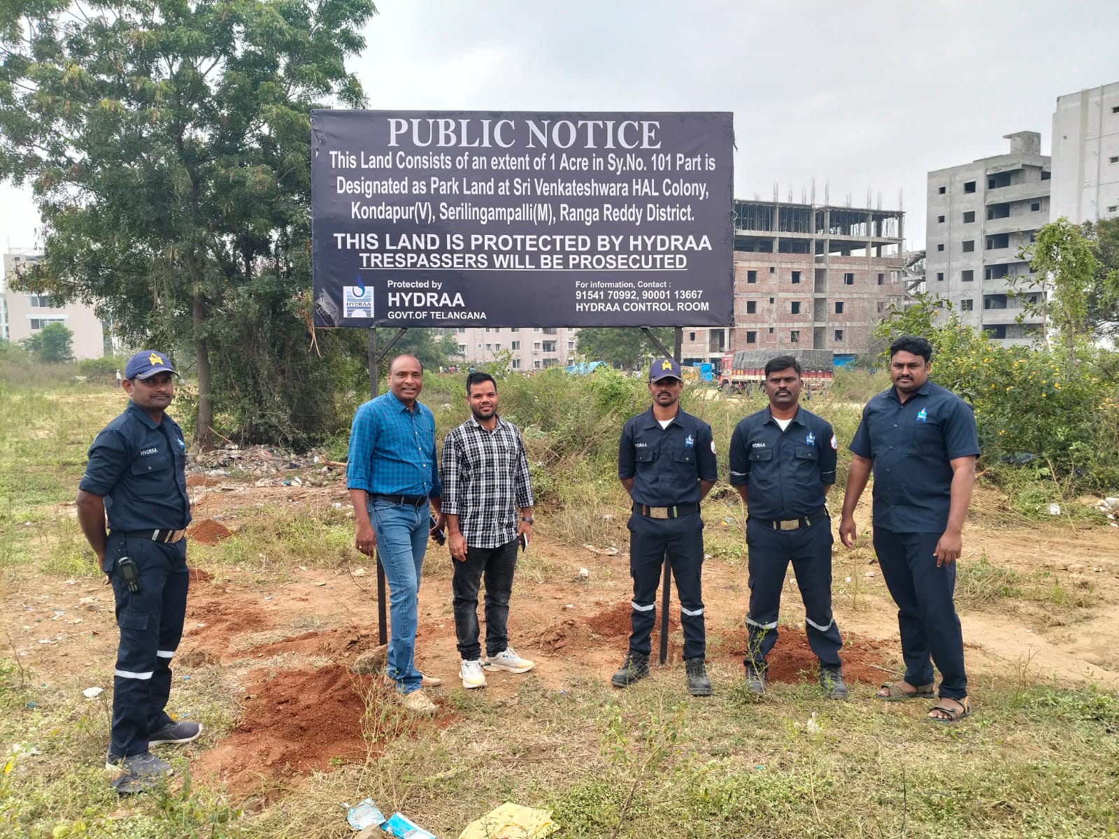 ఆక్ర‌మ‌ణ‌కు గురైన పార్క్ ను ర‌క్షించిన హైడ్రా