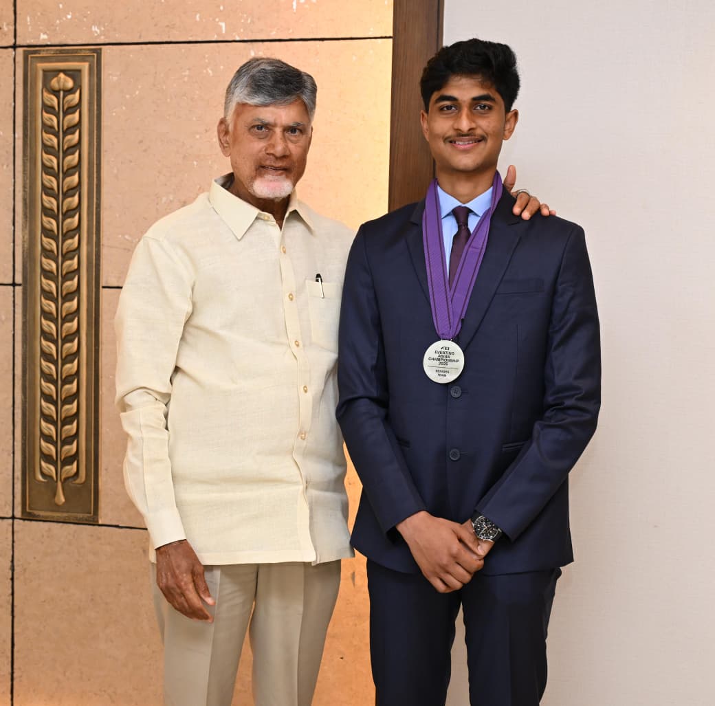 శ‌శాంక్ క‌నుమూరిని అభినందించిన సీఎం