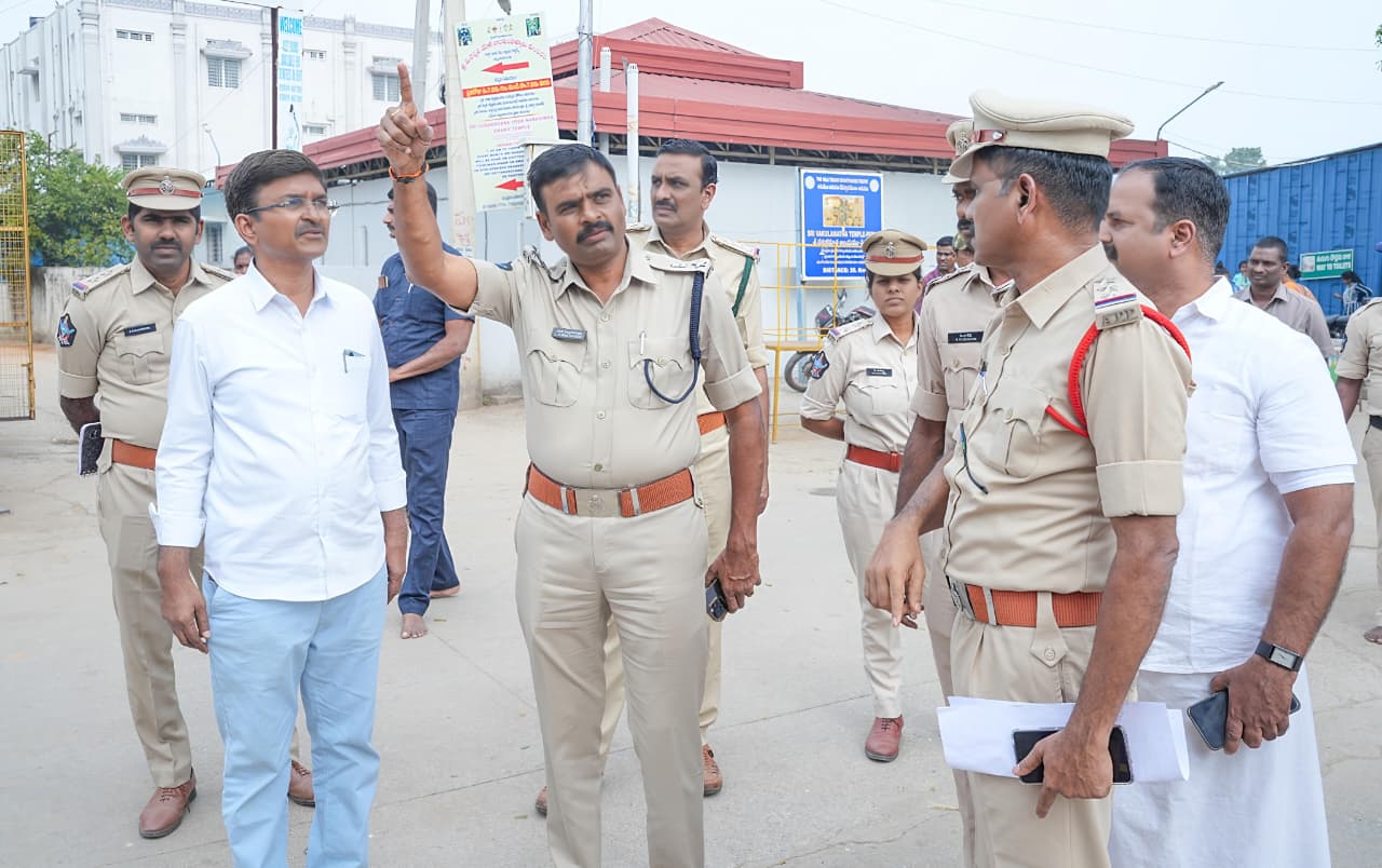 వైకుంఠ ఏకాదశి కోసం భద్రతా ఏర్పాట్లు