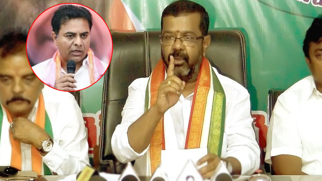 కేటీఆర్ పై నిప్పులు చెరిగిన రాజేంద‌ర్ రెడ్డి