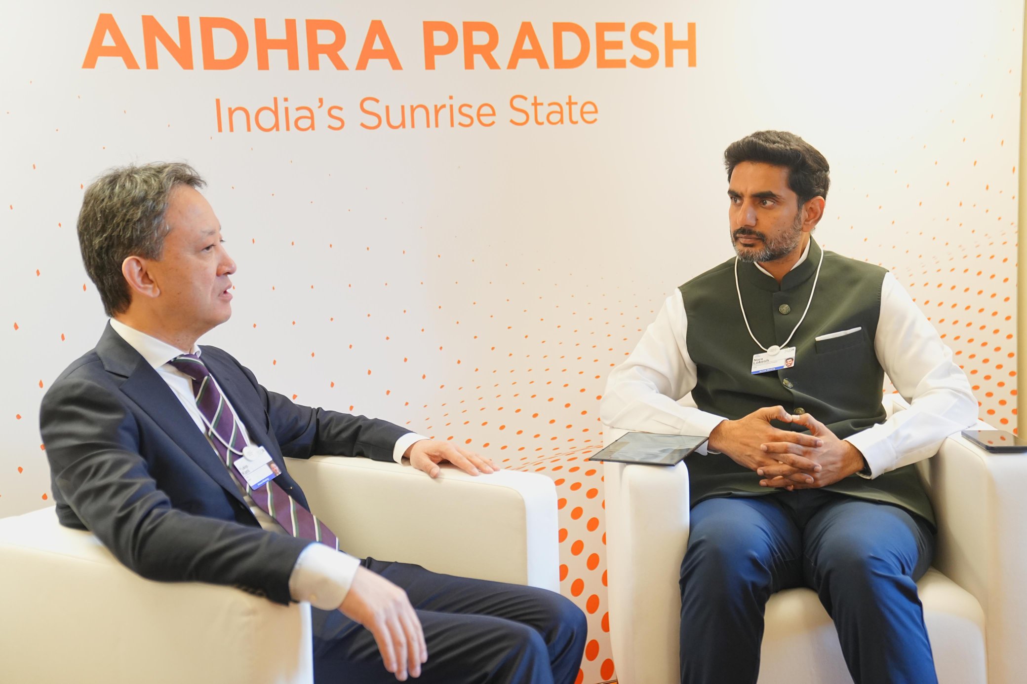 జెరా గ్లోబ‌ల్ సీఈవోతో నారా లోకేష్ భేటీ