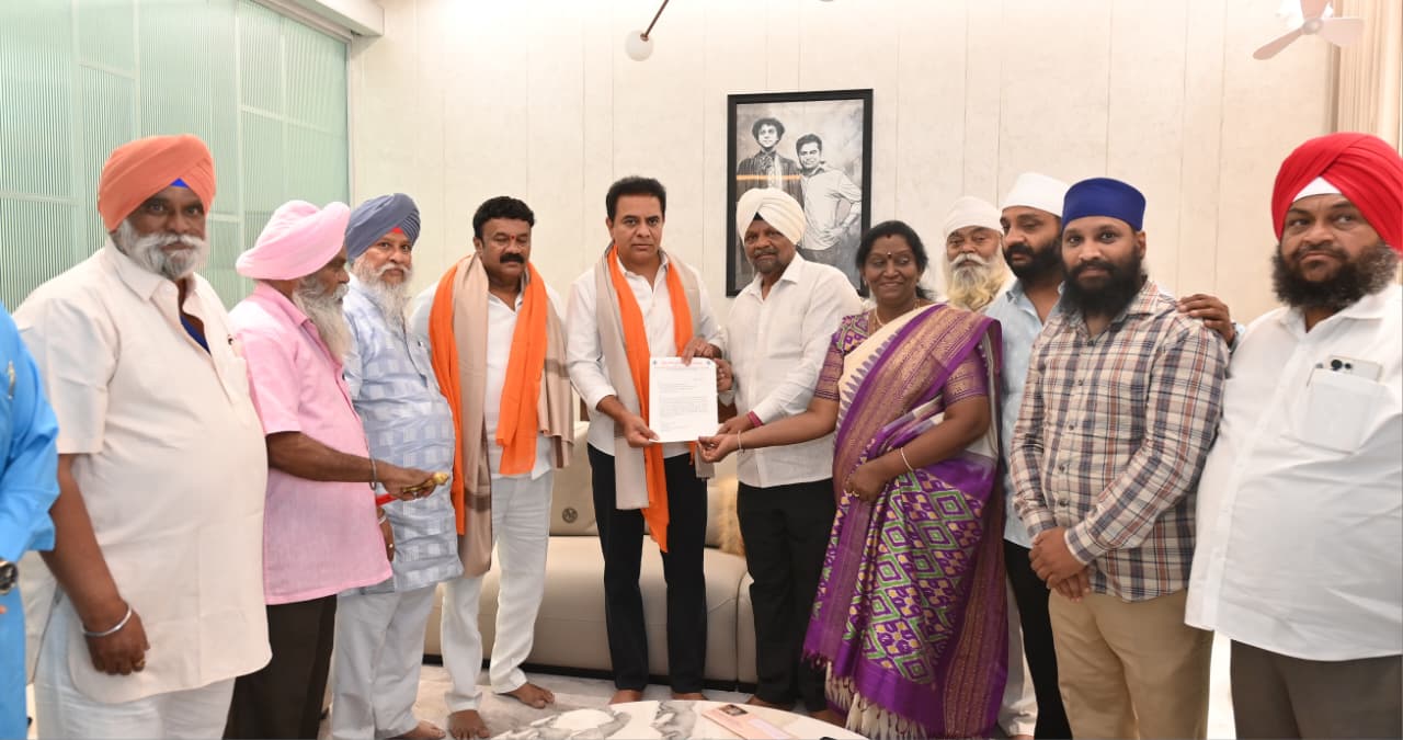 వైశాఖి వేడుకల కోసం కేటీఆర్ కు ఆహ్వానం