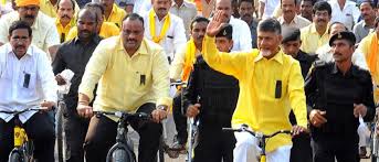 సైకిల్ యాత్రకు తెలుగుదేశం శ్రీకారం