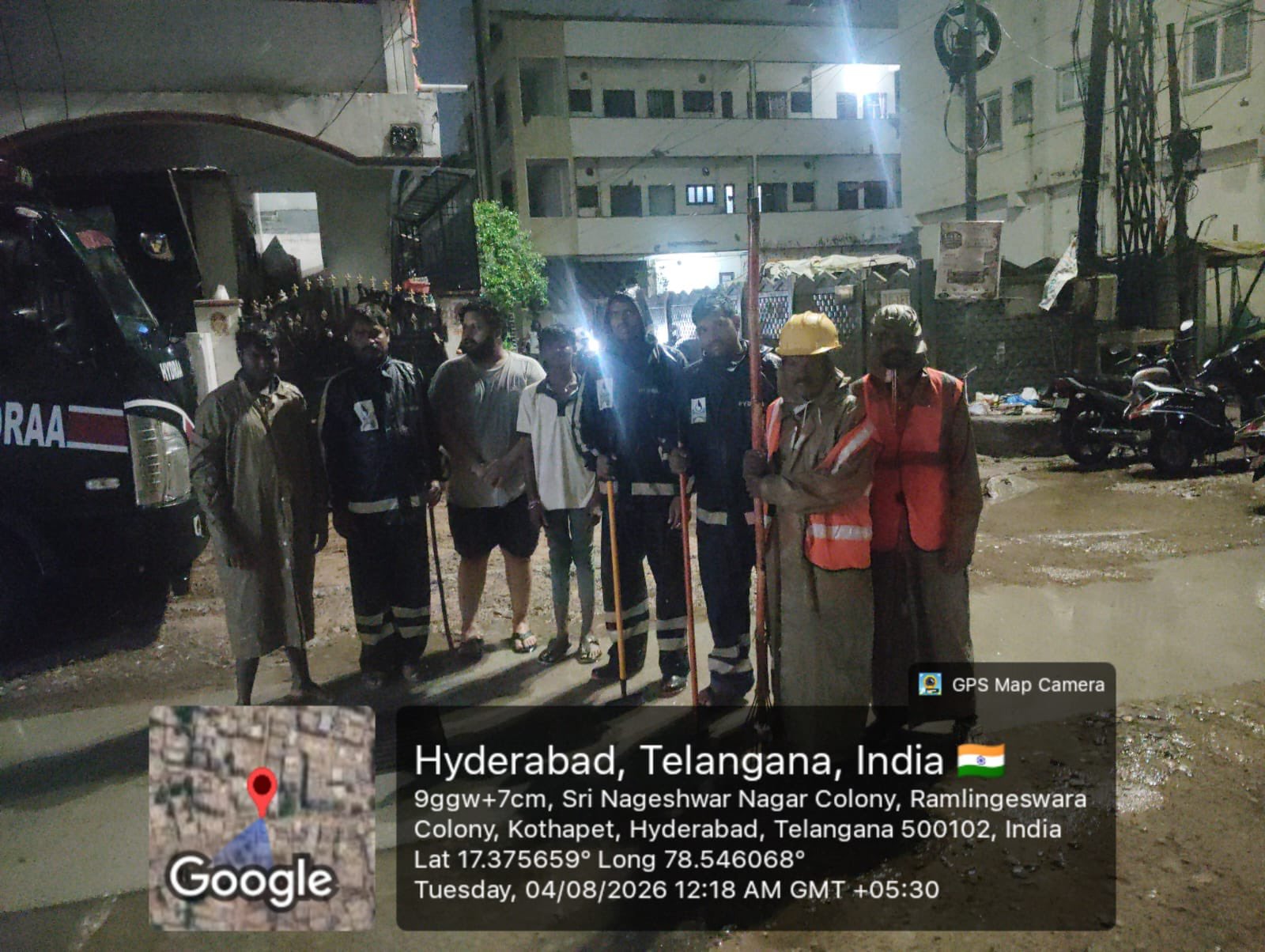 అర్ధరాత్రి 12 గంటల సమయంలోనూ హైడ్రా సేవలు