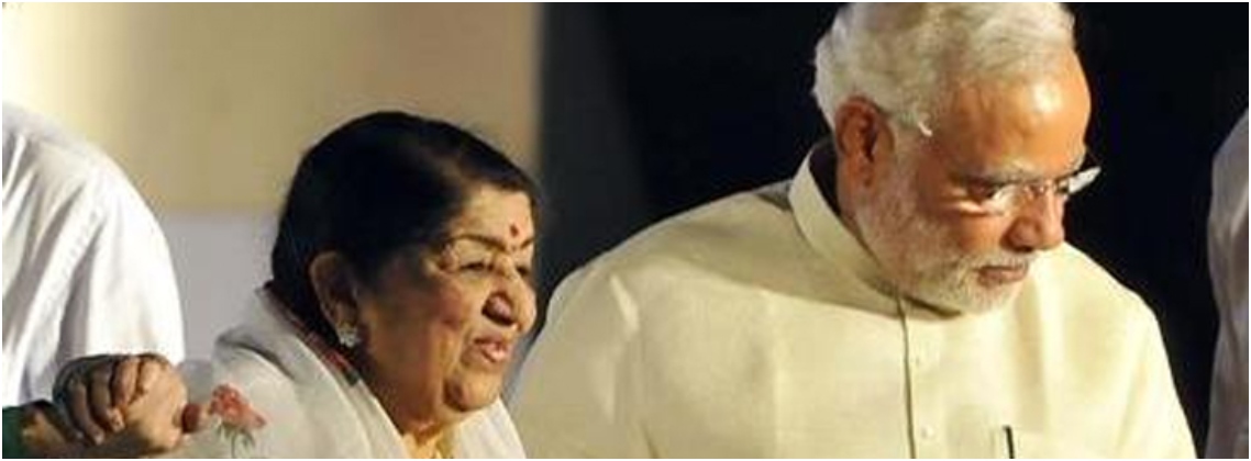 గాన కోకిల లతా మంగేష్కర్‌కు ప్రధాని నివాళి
