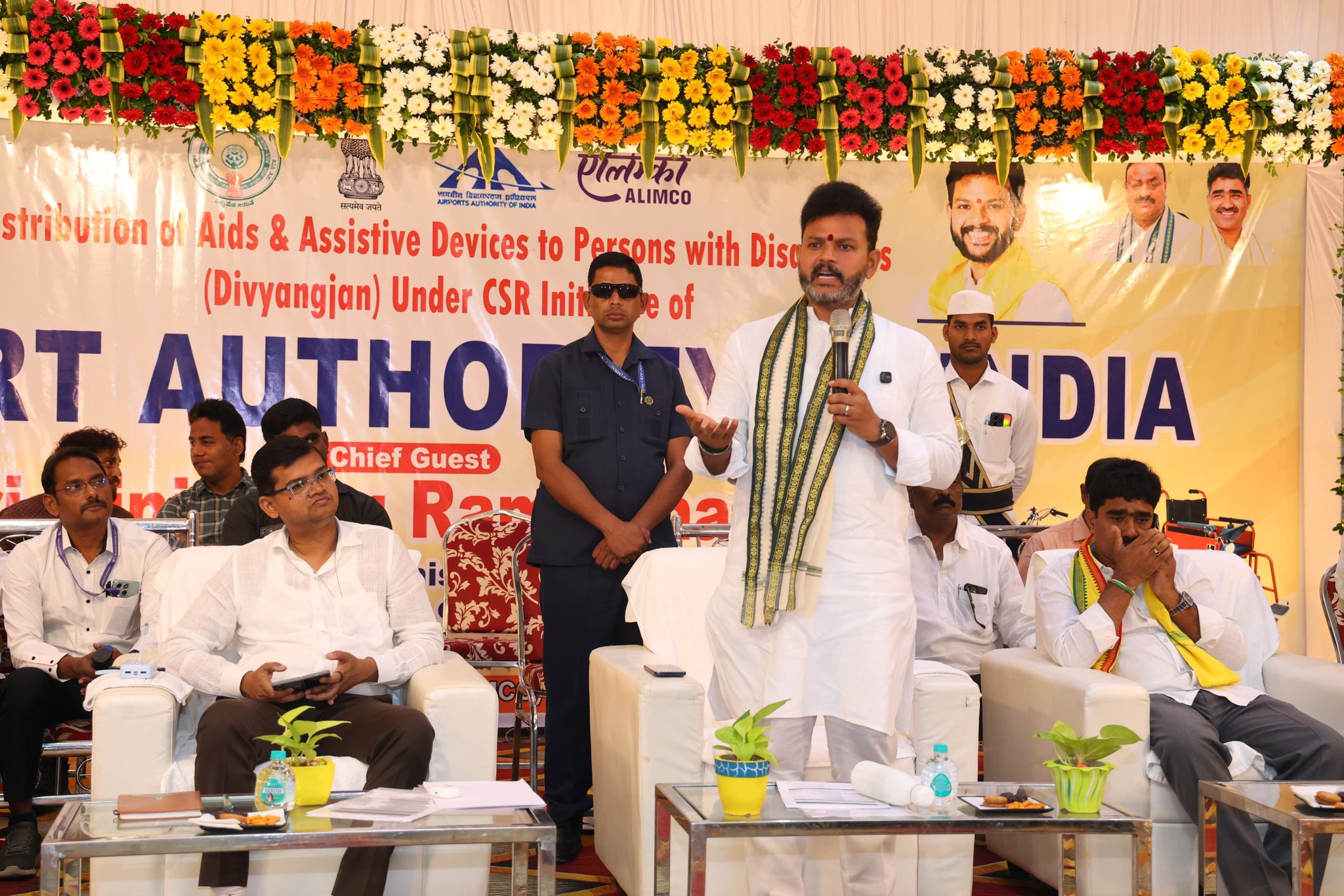 దివ్యాంగులకు పూర్తి సహకారం అందిస్తాం : రామ్మోహన్ నాయుడు
